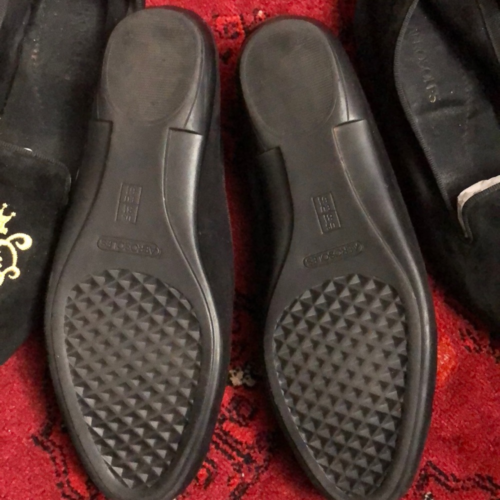 AEROSOLES FLATS SUZE 8 1/2 and 9 GOLD LOGO - Picture 4 of 4